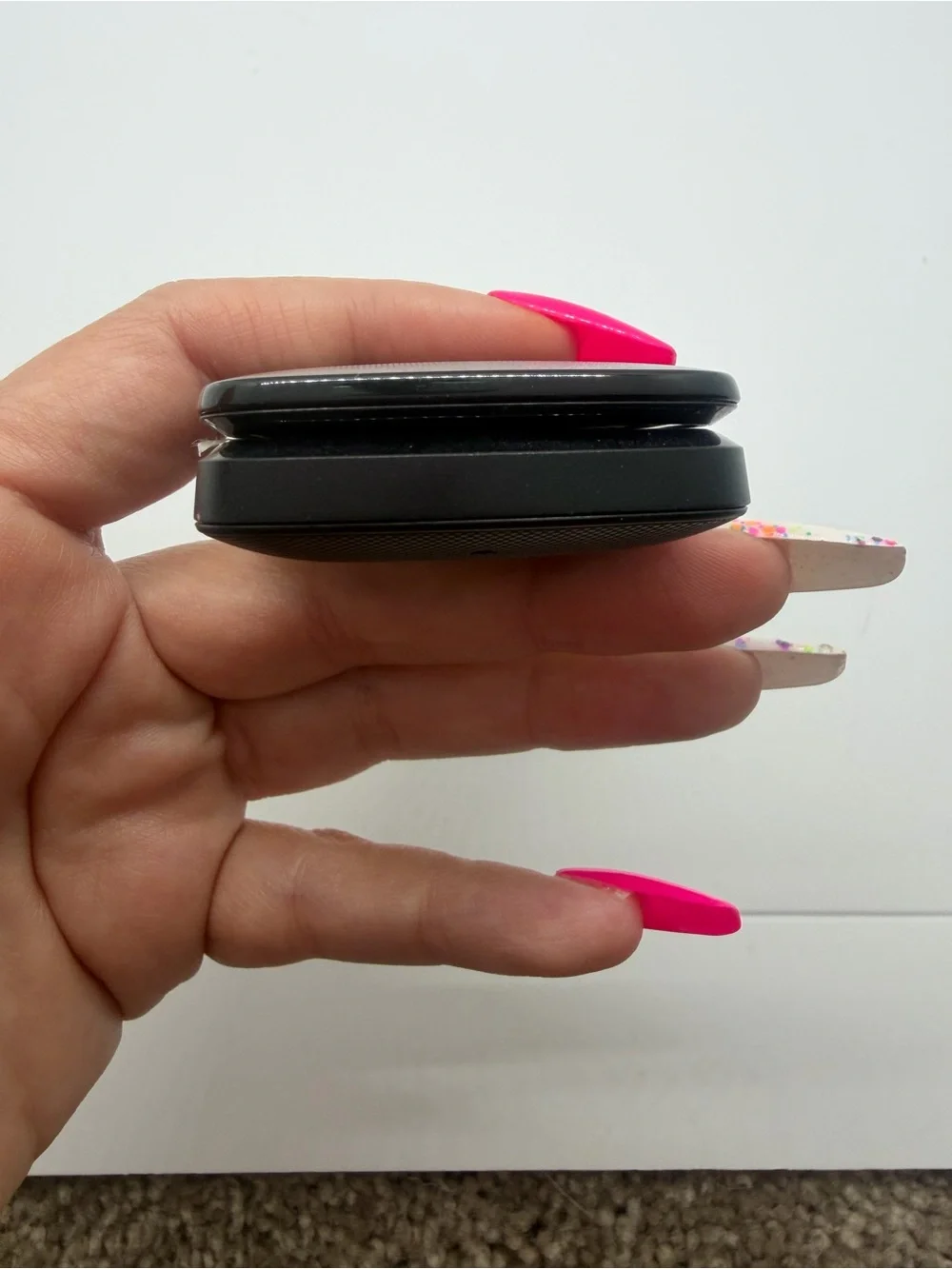 Samsung Black Flip Phone with Tactile Keypad